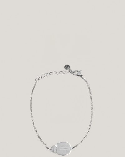 Ambar Scarab Bracelet zilver